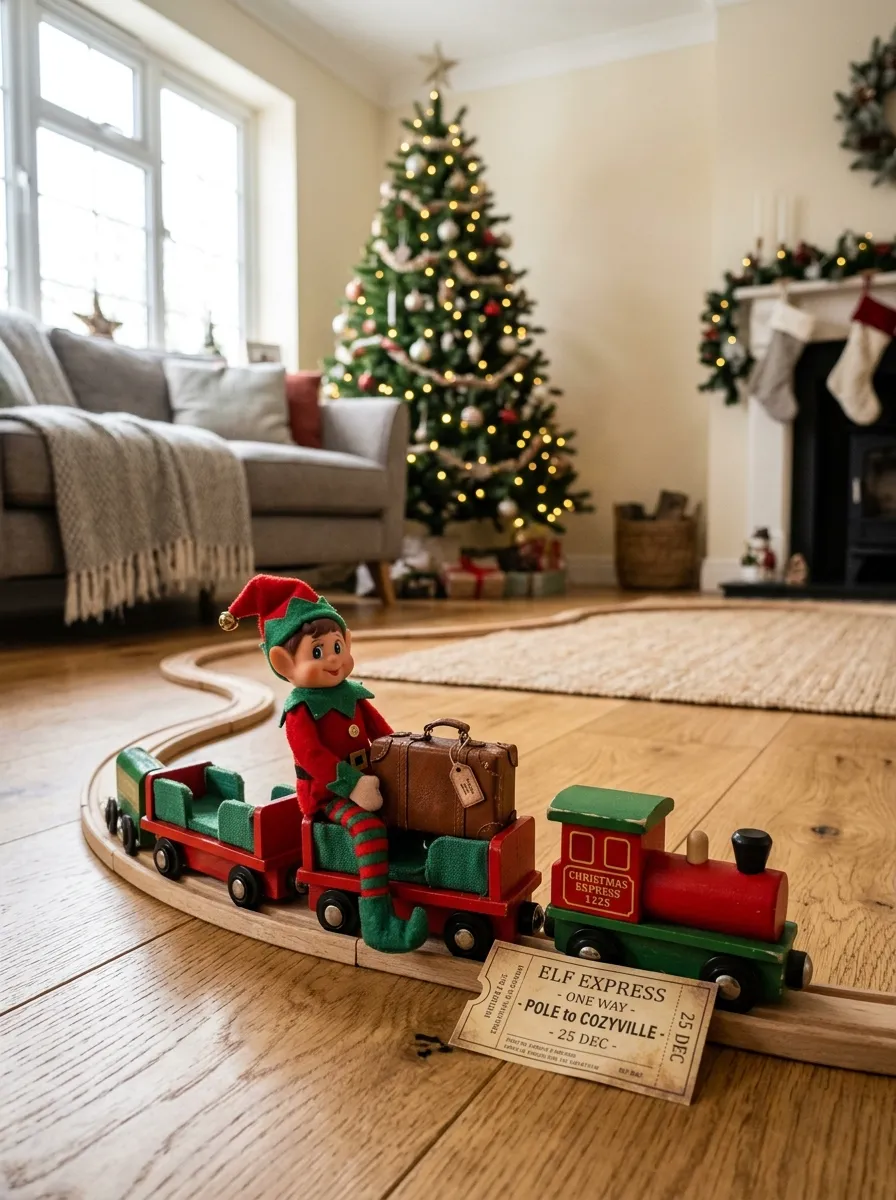 A Toy Train From the North Pole