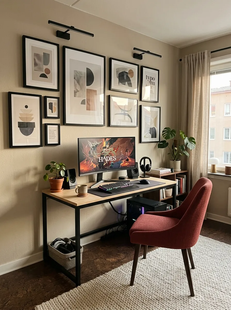 Art Wall Gaming Desk