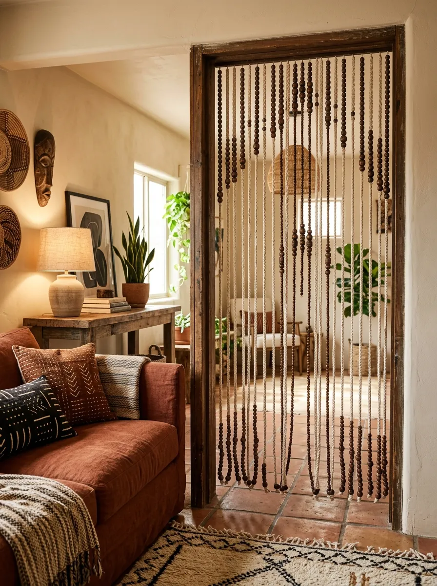 Beaded Doorway Curtain