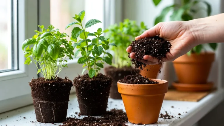 Best soils for indoor herb gardening