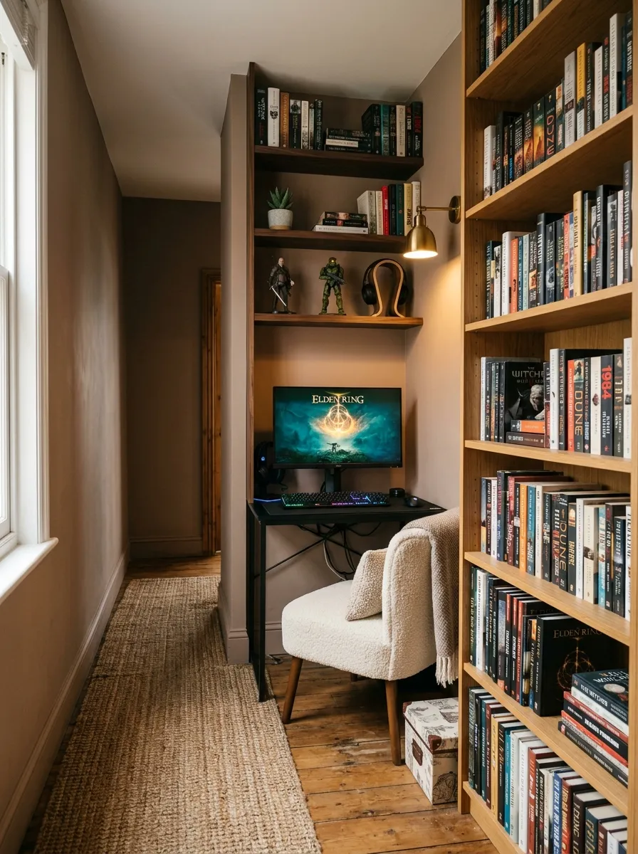 Bookshelf Gaming Passage