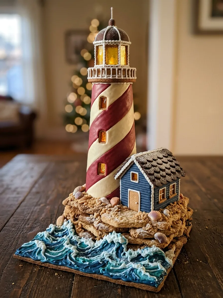 Candy Cane Lighthouse Cottage