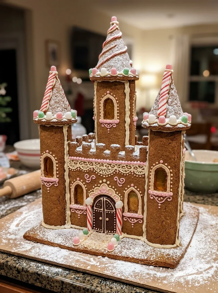 Candy Castle Gingerbread House