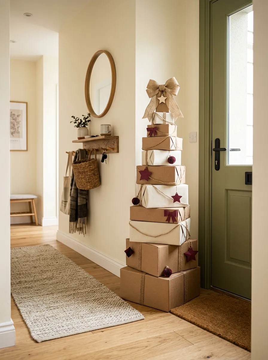 Christmas Recycling Box Tree