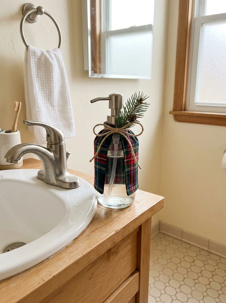 Christmas Soap Dispenser Wrap