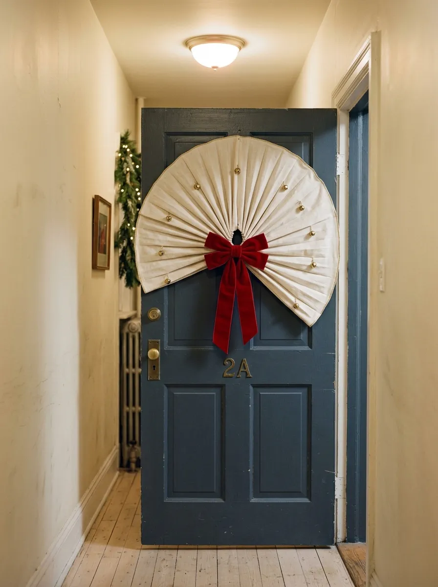 Christmas Tree Skirt Door Fan