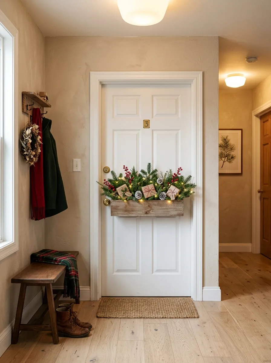 Christmas Window Box Door