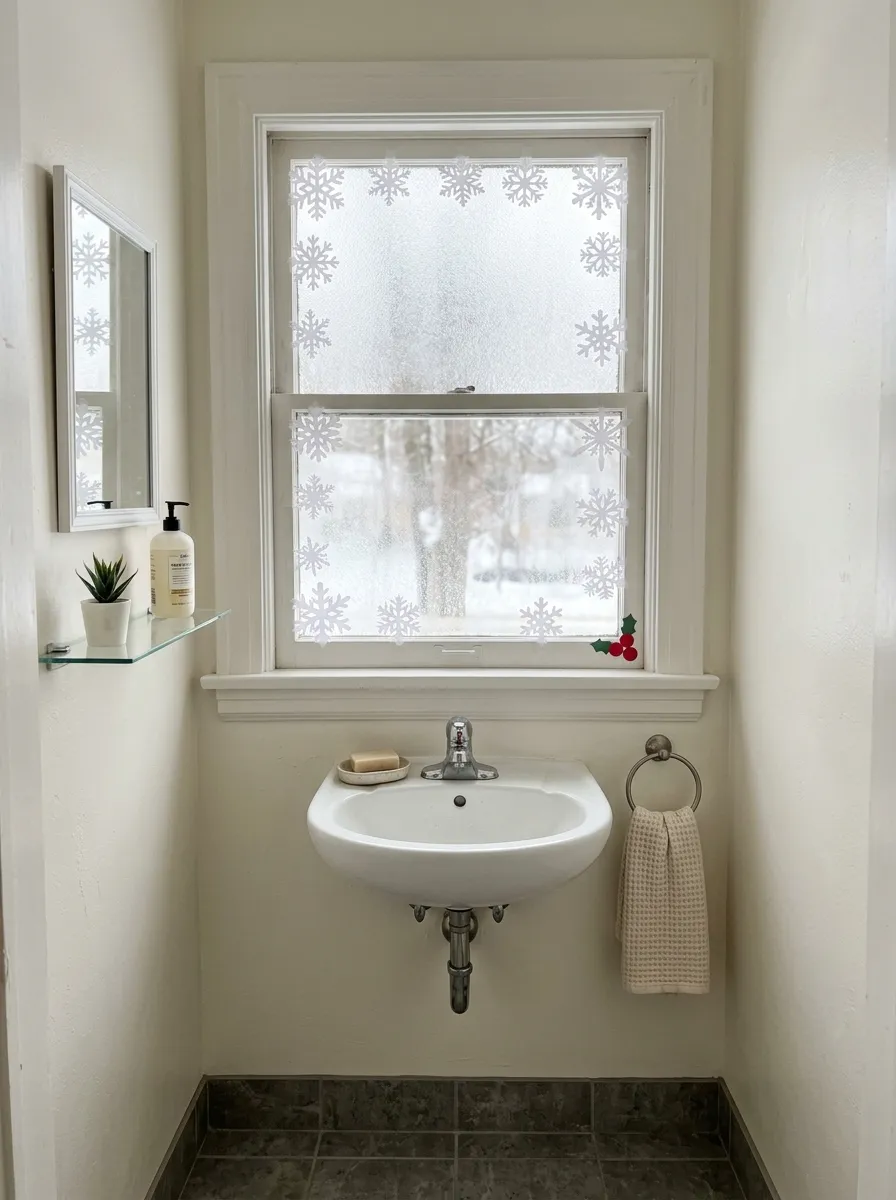Christmas Window Frost Border