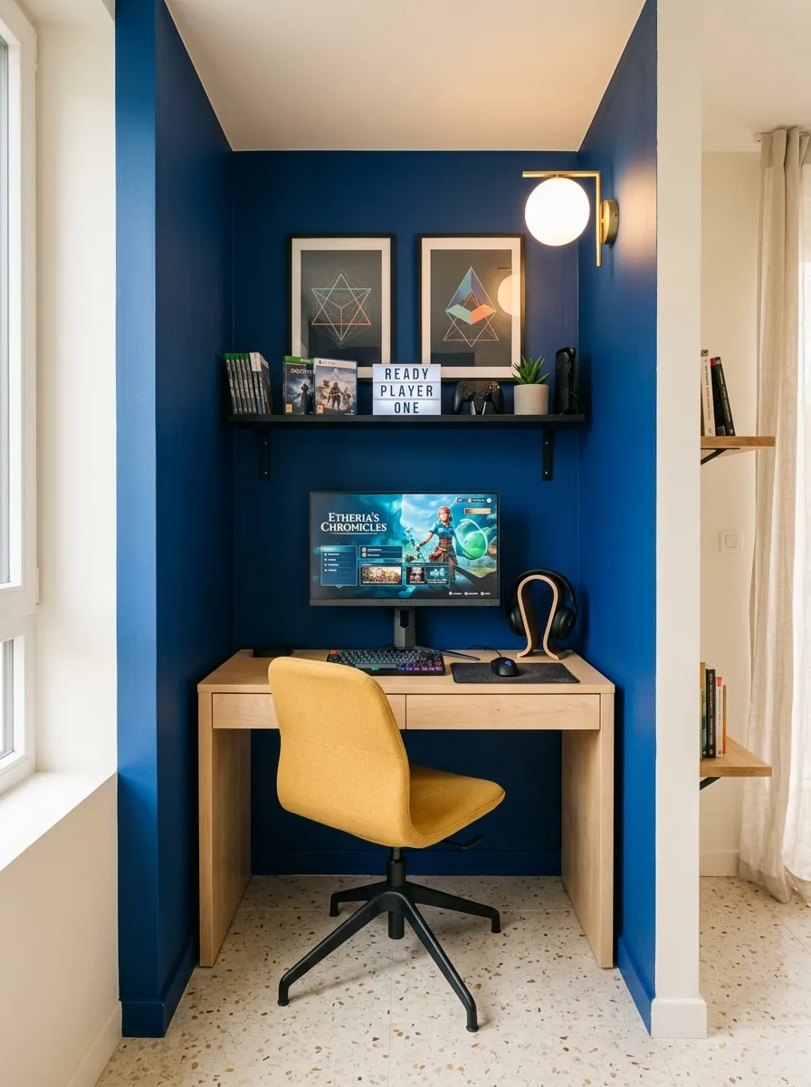 Color Block Gaming Alcove