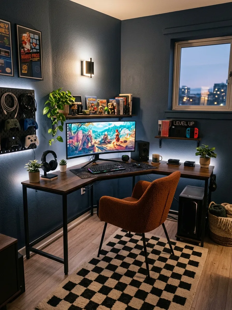 Corner Wrap Gaming Desk