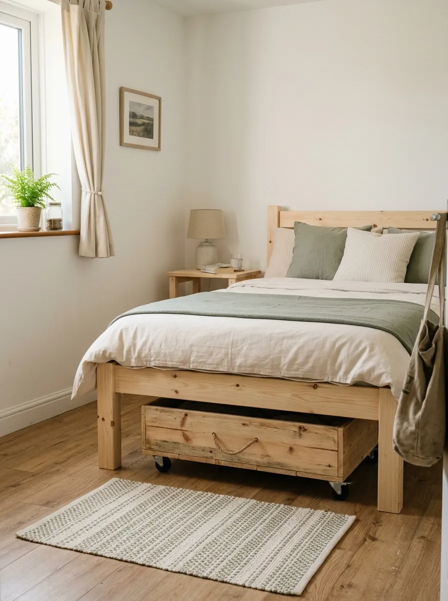 DIY Rolling Storage Box
