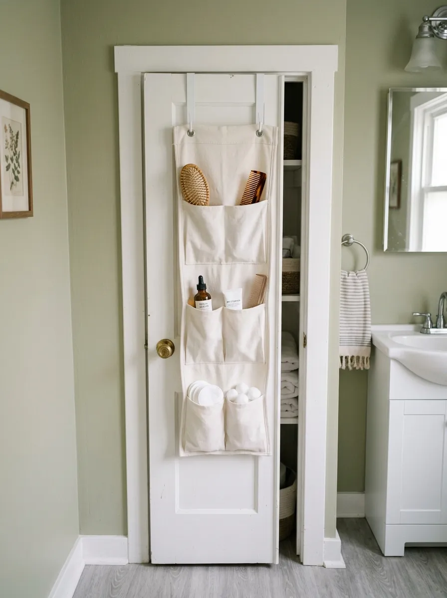 Door Pocket Bathroom Storage