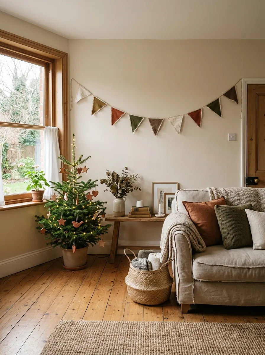 Fabric Scrap Tree Bunting