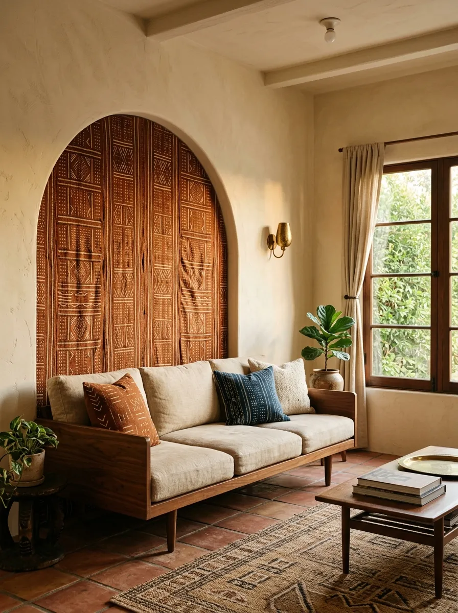 Fabric Wrapped Wall Arch