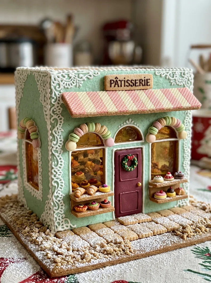 French Patisserie Gingerbread Shop