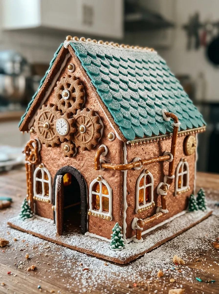 Gingerbread Christmas Clockwork Workshop