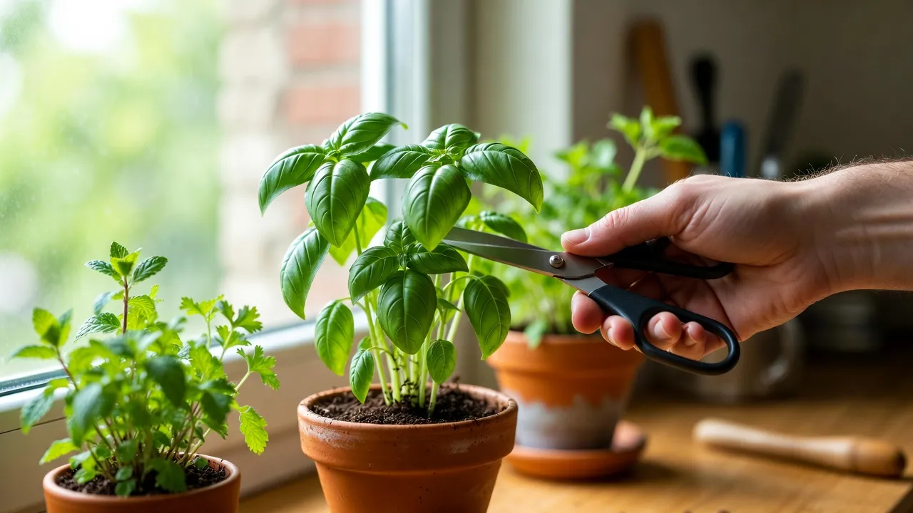 How to Harvest Indoor Herbs Without Killing the Plant
