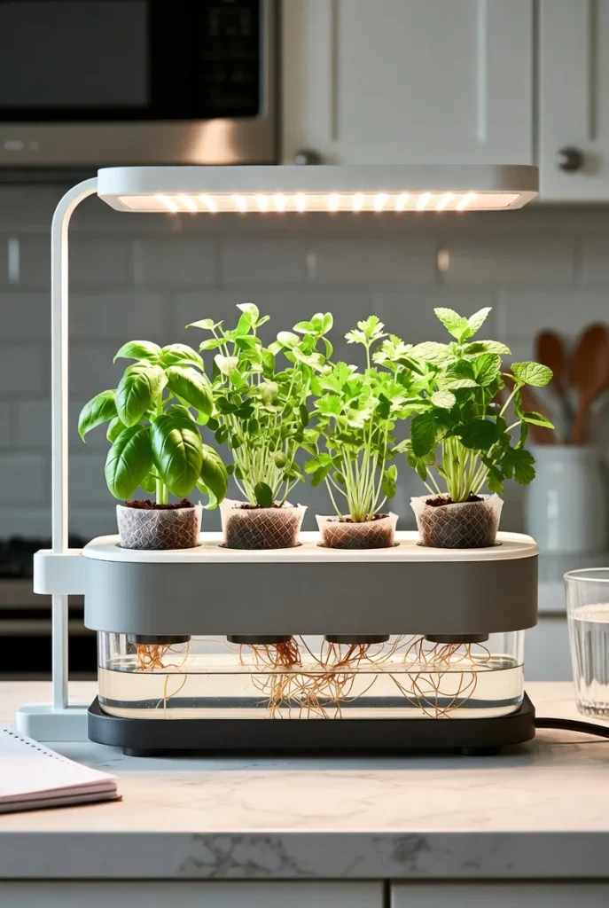 Hydroponic Herb Growing