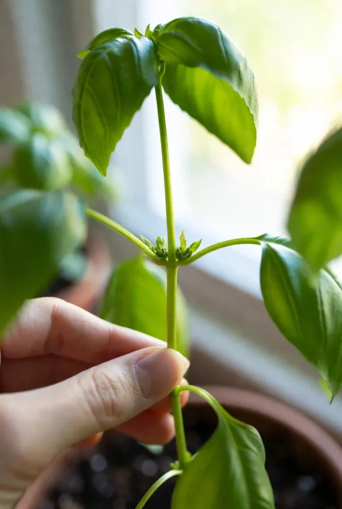 Identifying a Leaf Node on an Herb Plant