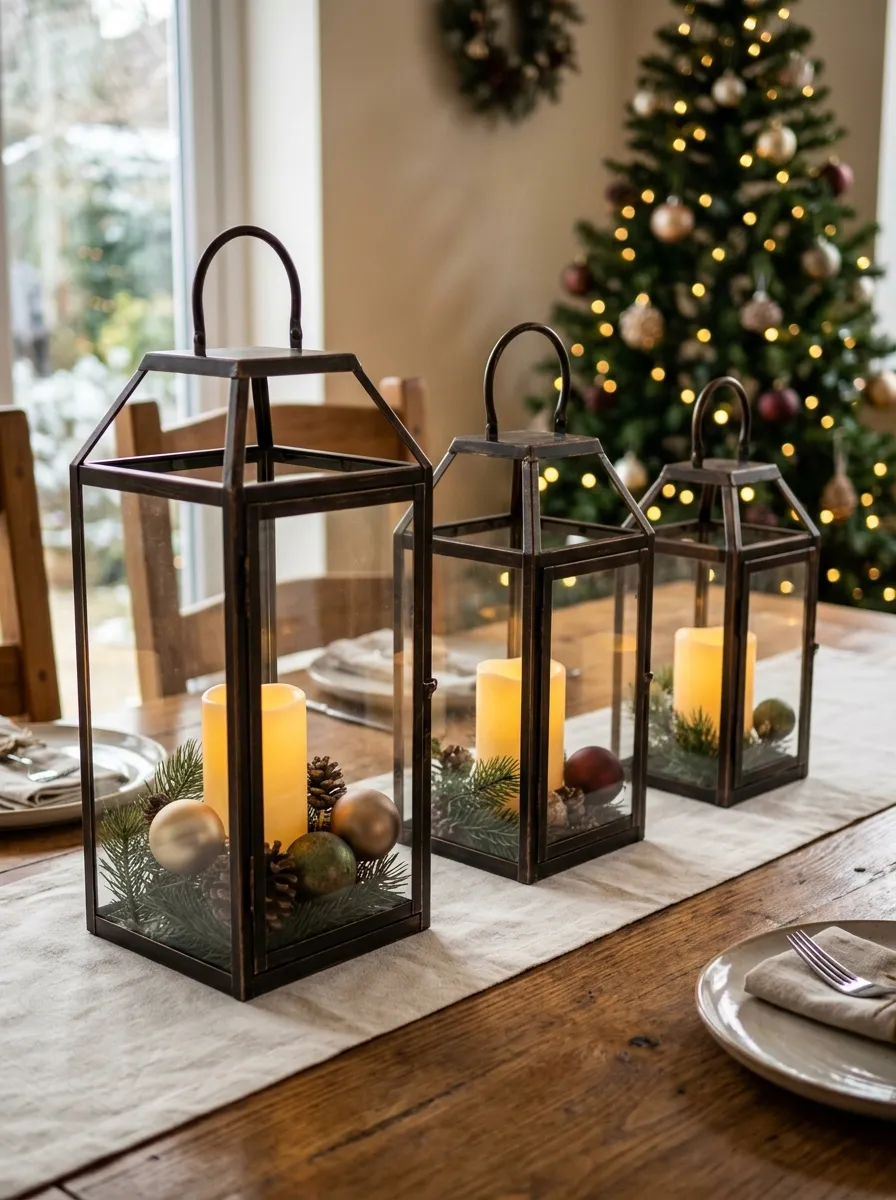 Lantern Christmas Table Light