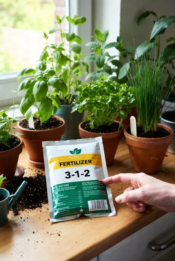 NPK Fertilizer Label