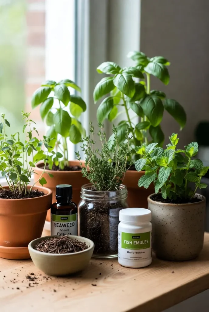Organic Fertilizers for Indoor Herbs