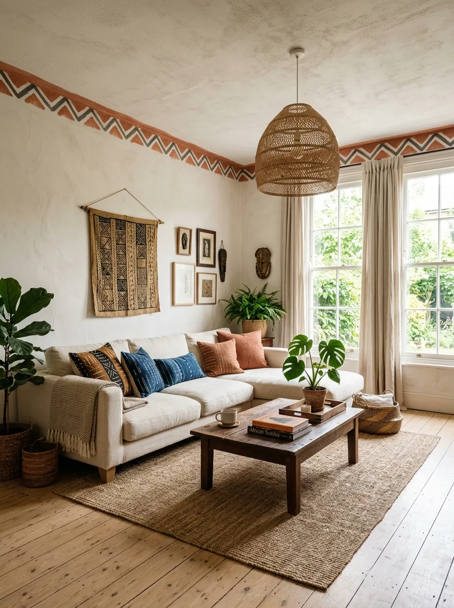 Painted Ceiling Border Detail