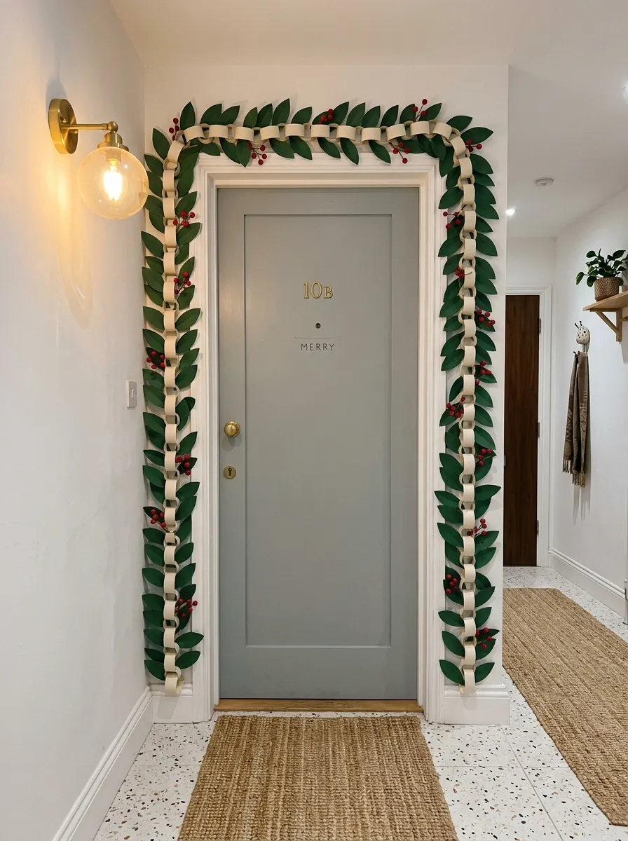 Paper Chain Evergreen Arch