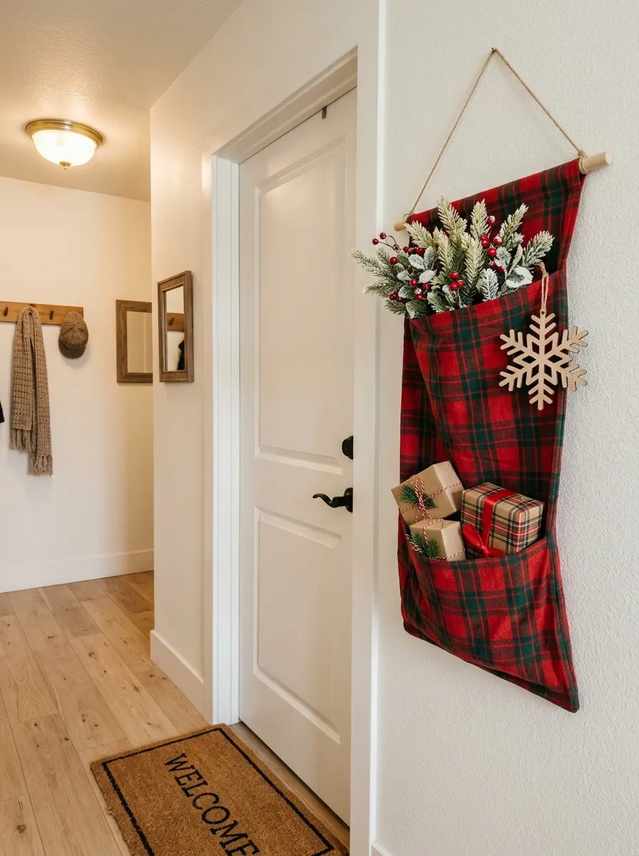 Plaid Door Pocket Display