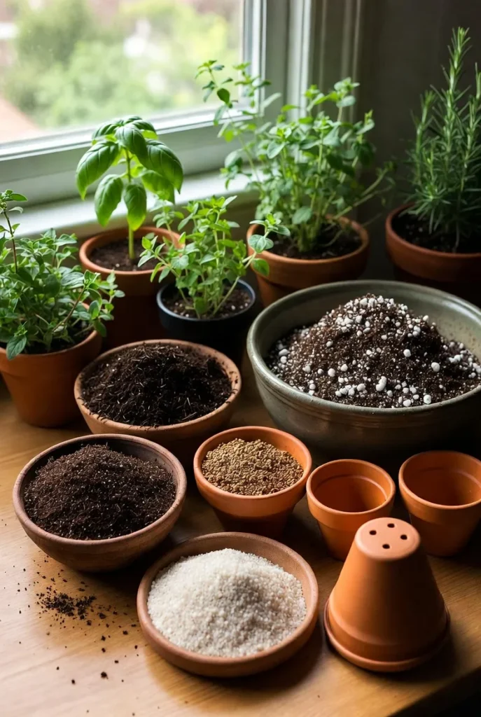 Proper Soil Mix for Indoor Herbs