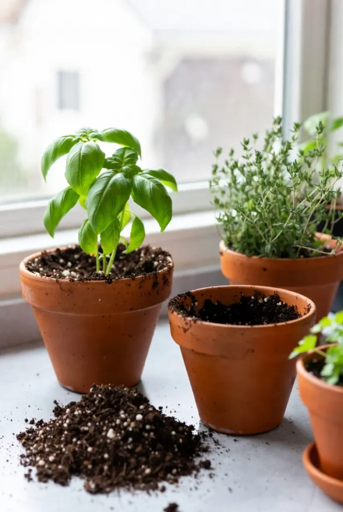 Repotting to Save a Plant