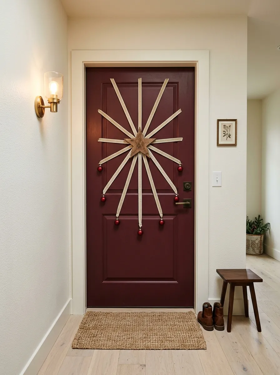 Ribbon Starburst Door