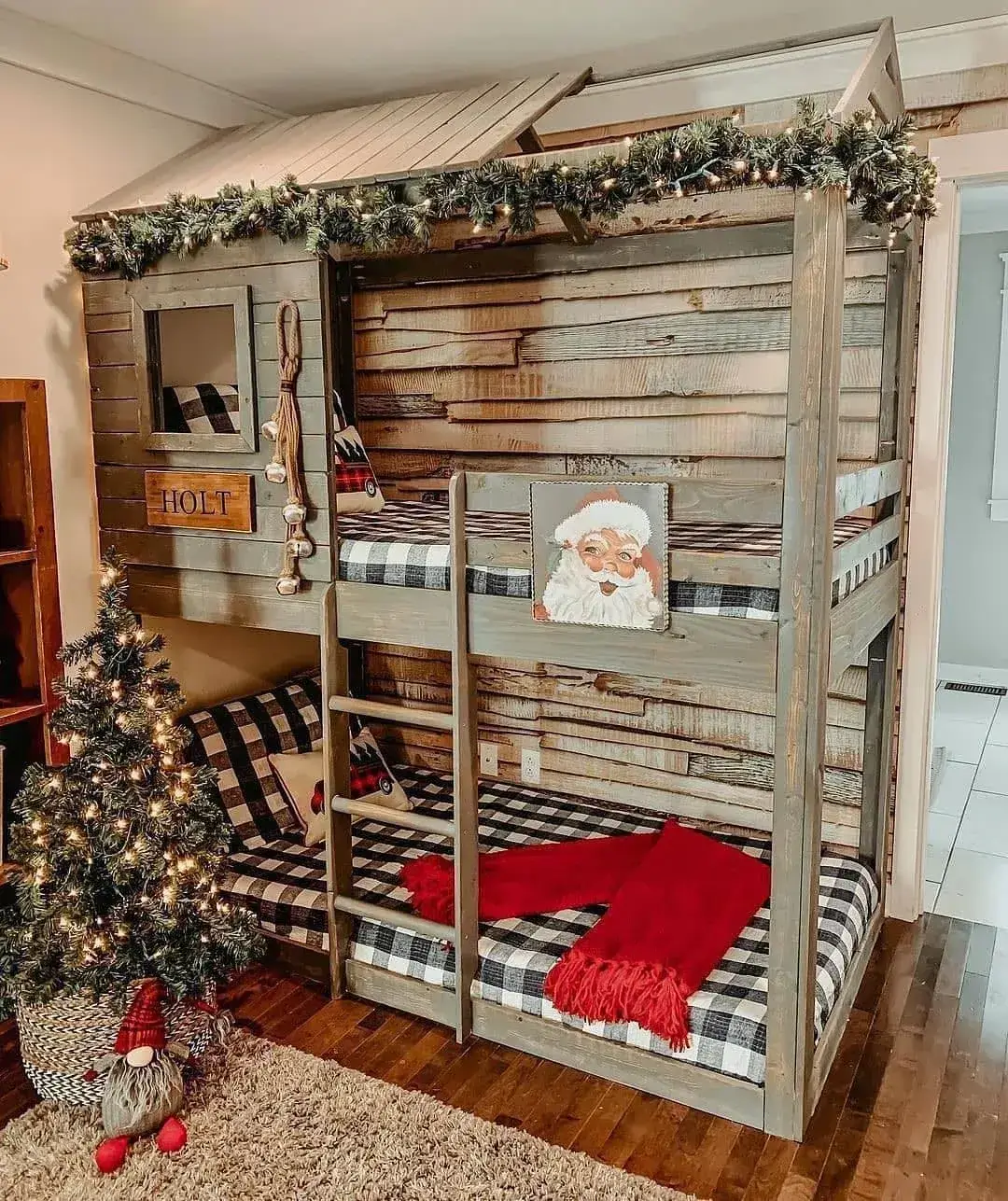 Rustic Bunkhouse Christmas Haven