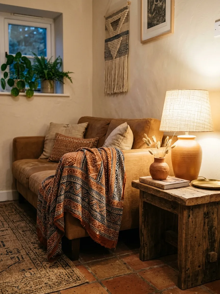 Scarf Covered Lampshade