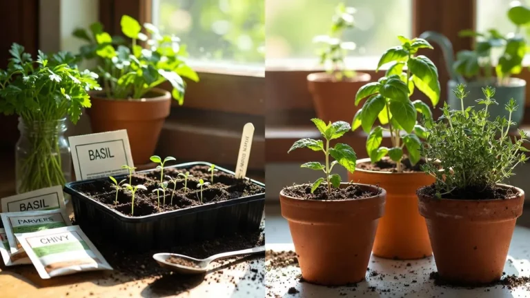 Seeds vs Seedlings for Indoor Herbs
