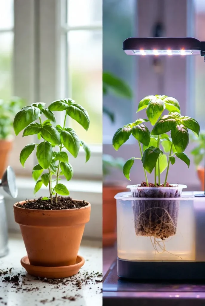 Soil vs Hydroponics Comparison