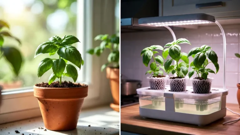 Soil vs Hydroponics for Indoor Herbs