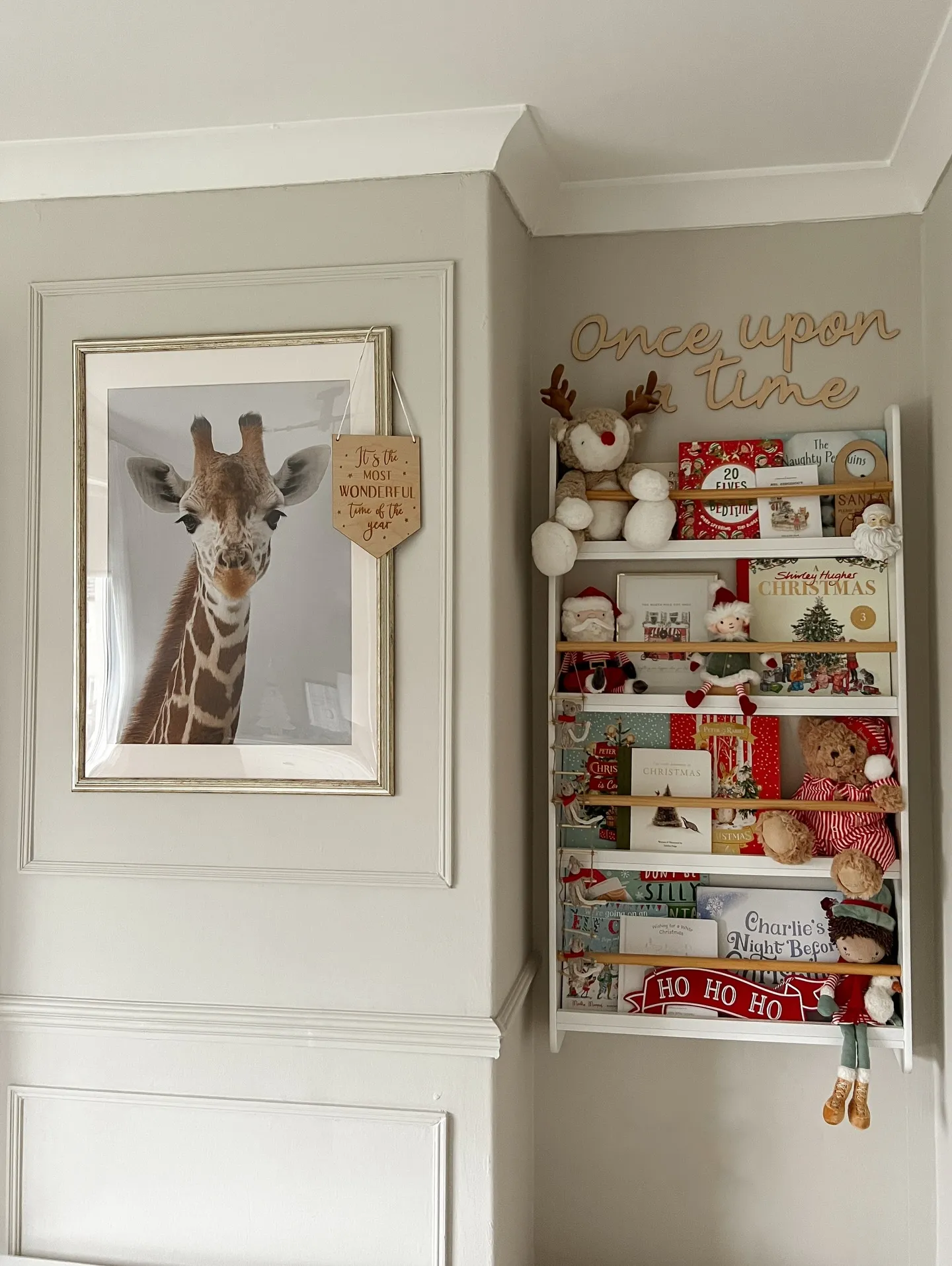 Storybook Holiday Shelf