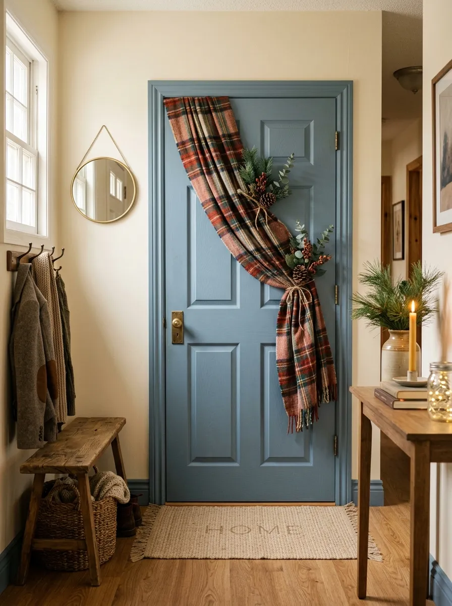 Thrifted Scarf Door Swag
