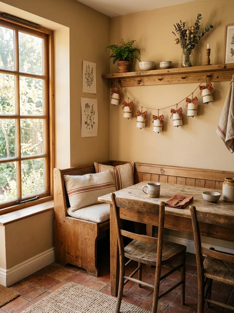 Tin Can Bell Garland