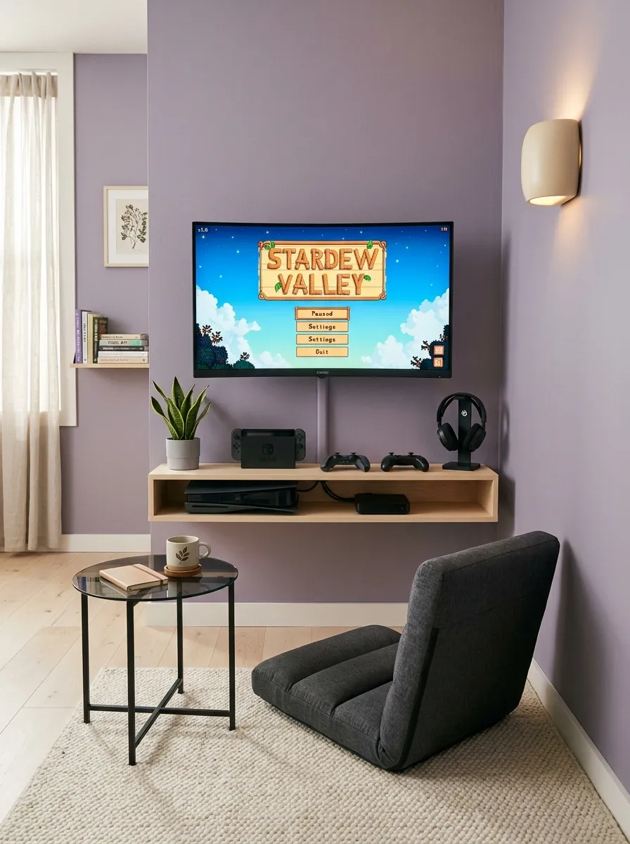 Under Window Floating Console
