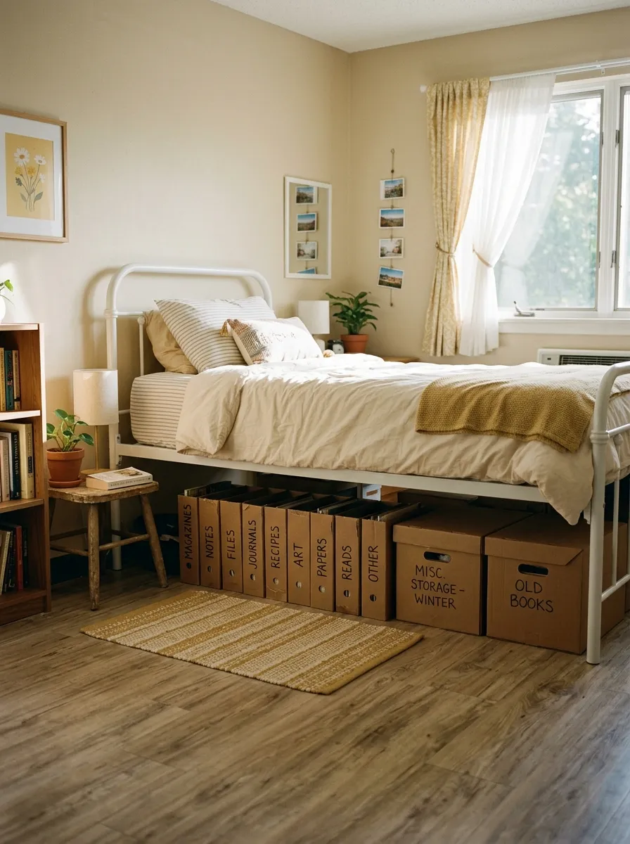 Underbed Magazine File Boxes