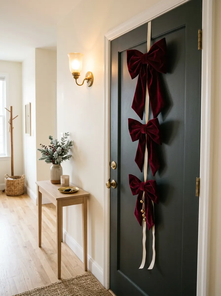 Velvet Bow Door Cascade