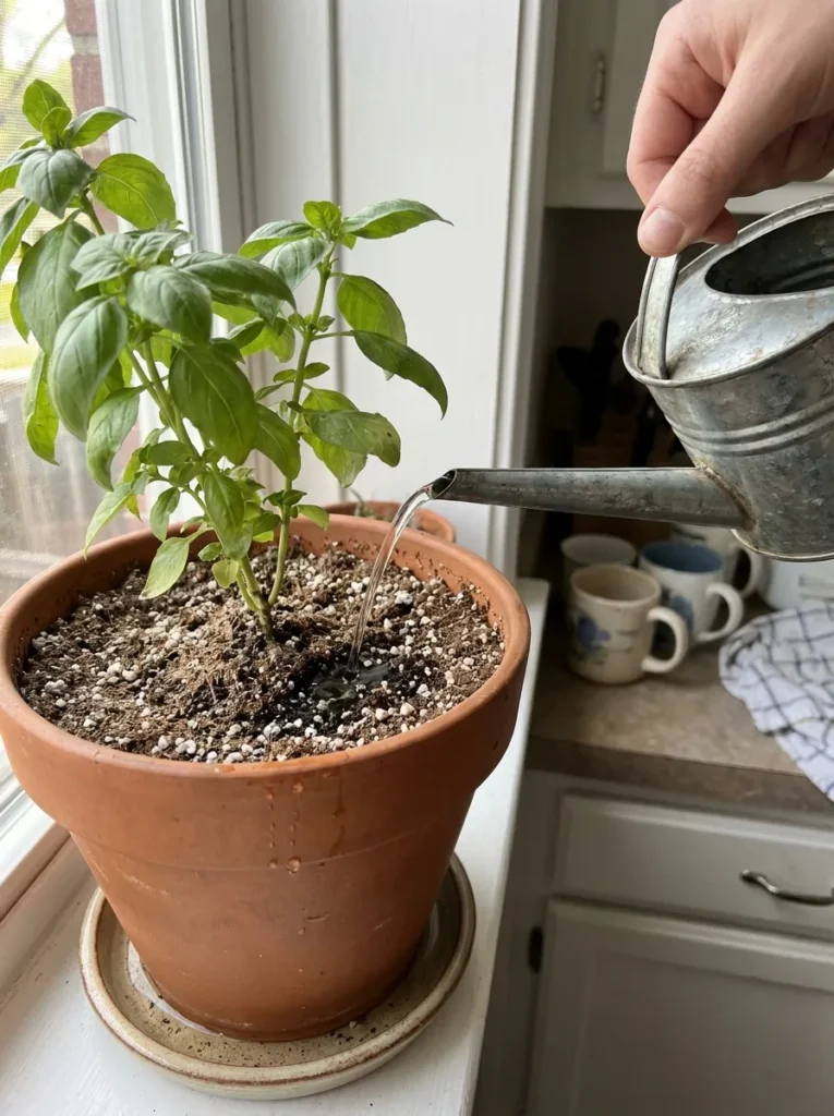 Water Slowly at the Soil Surface