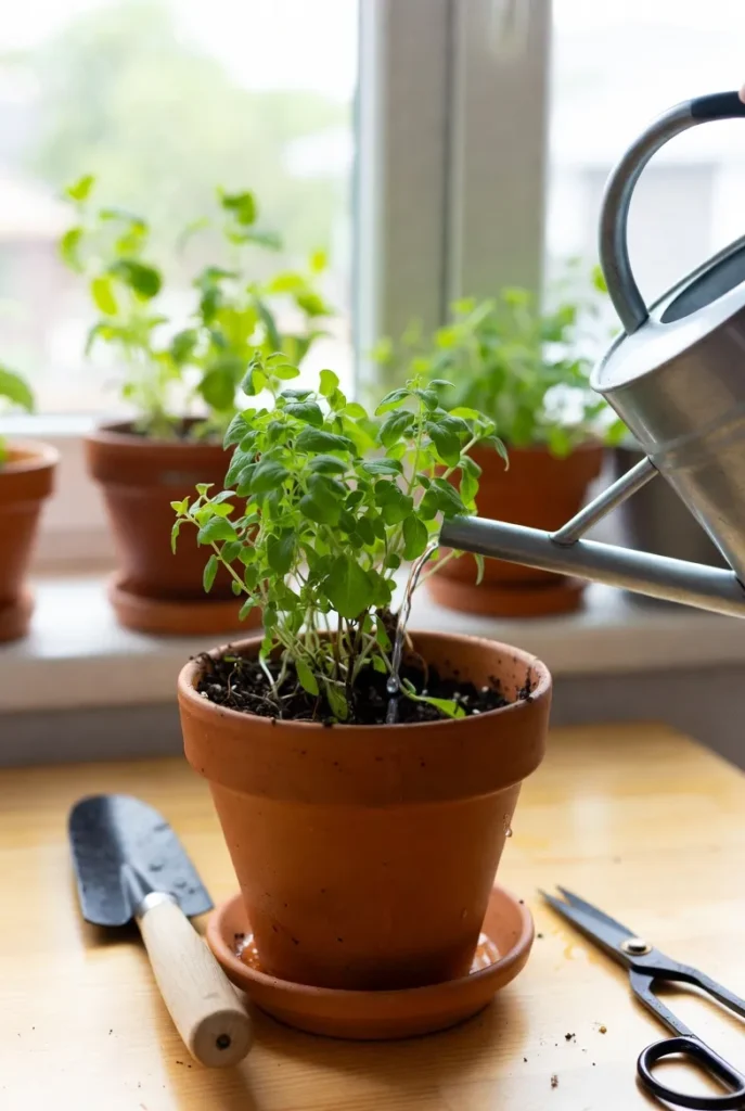 Watering After Repotting