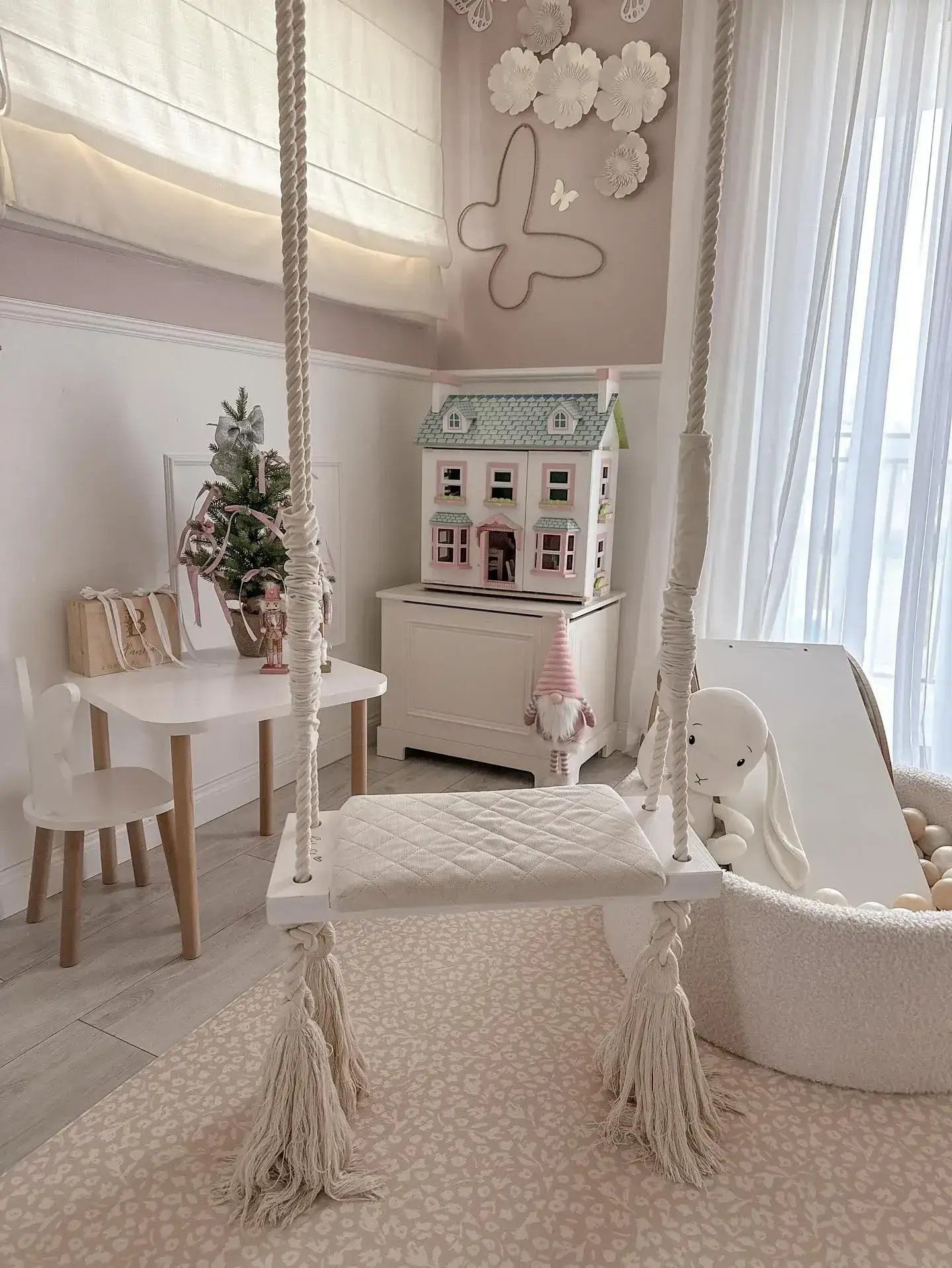 Whimsical Hanging Swing Nook