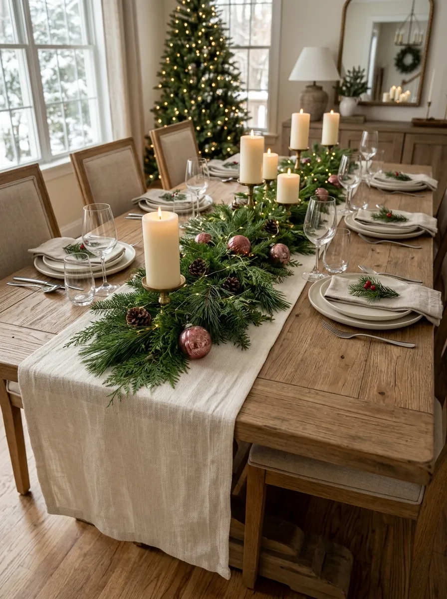 Winter Table Runner Magic