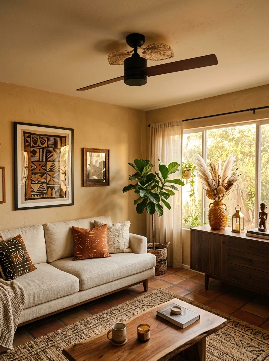 Woven Ceiling Fan Accent