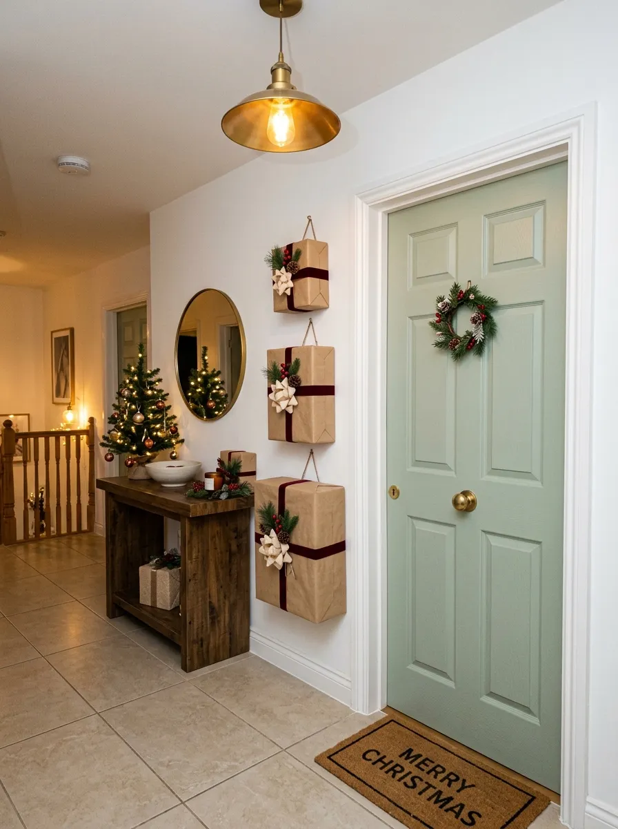 Wrapped Present Door Stack