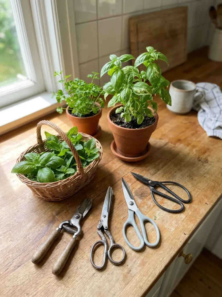 indoor herb tools